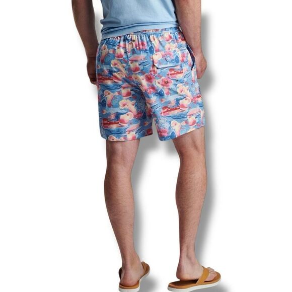 NWT Peter Millar Swim Trunks Mens Tequila Sunrise Size XXL 2X MSRP $100 - Picture 3 of 7